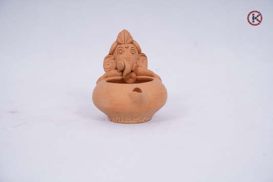 Ganesha Diya (Earthen/ Clay)