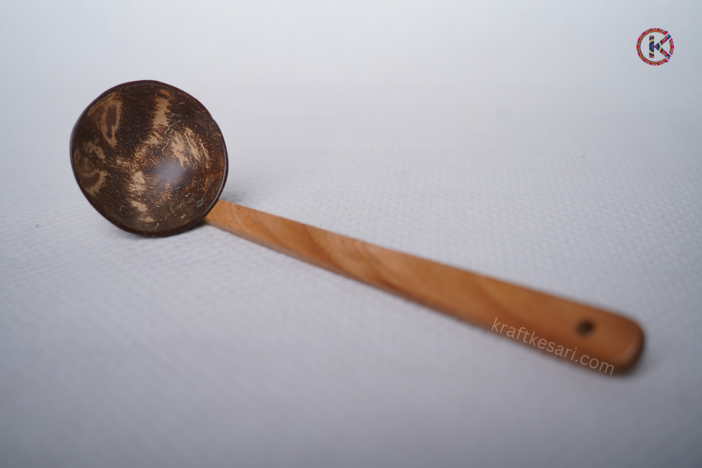 Kuli karandi with wooden handle (ladle)