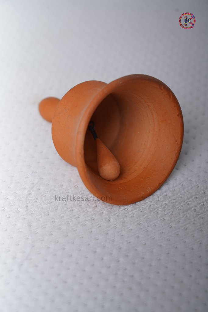 Terracotta pooja bell