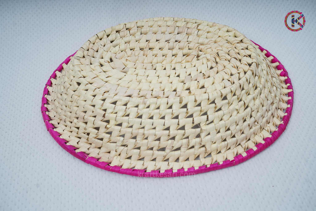 Palm Leaf Fruit Basket Large ( Eco-friendly/ Handwoven )