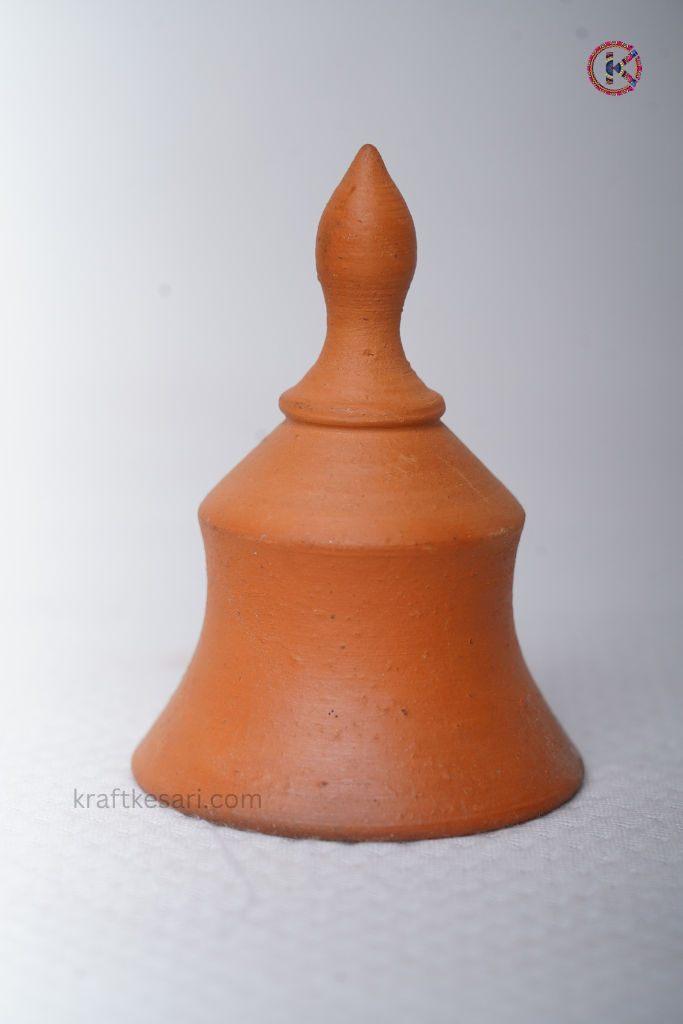 Terracotta pooja bell