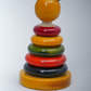 Wooden Stacker Channapatna Multi color Toy ( Non-toxic colour)