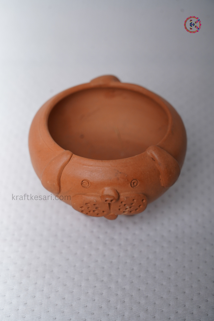 Terracotta Dog Themed Pot (Planter)  | Eco-Friendly